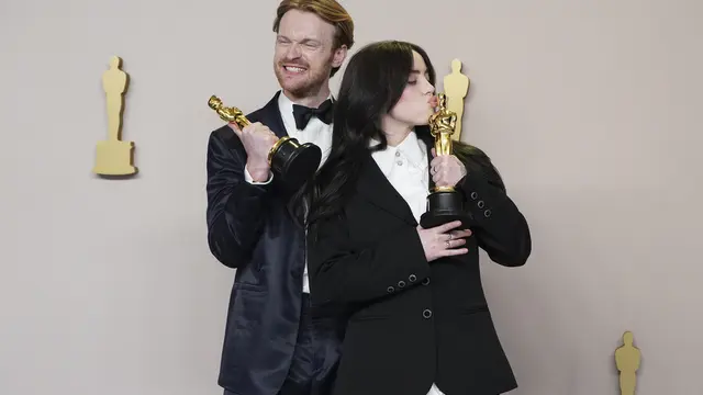 Finneas dan Billie Eilish. (Jordan Strauss/Invision/AP)