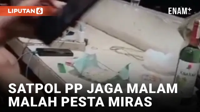 Lagi Jaga Malam, Anggota Saptol PP di Bogor Malah Pesta Miras