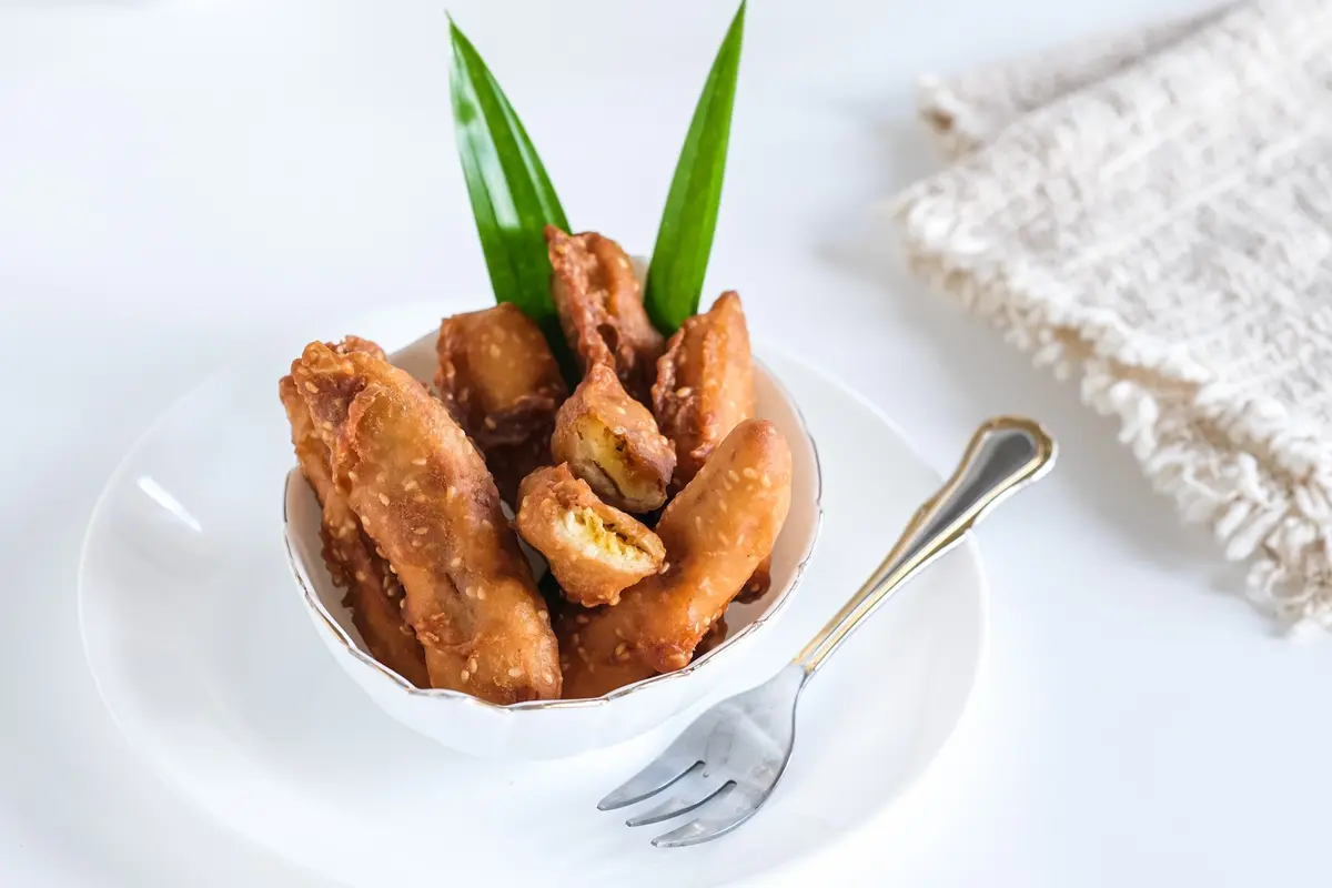 resep pisang goreng wijen crispy