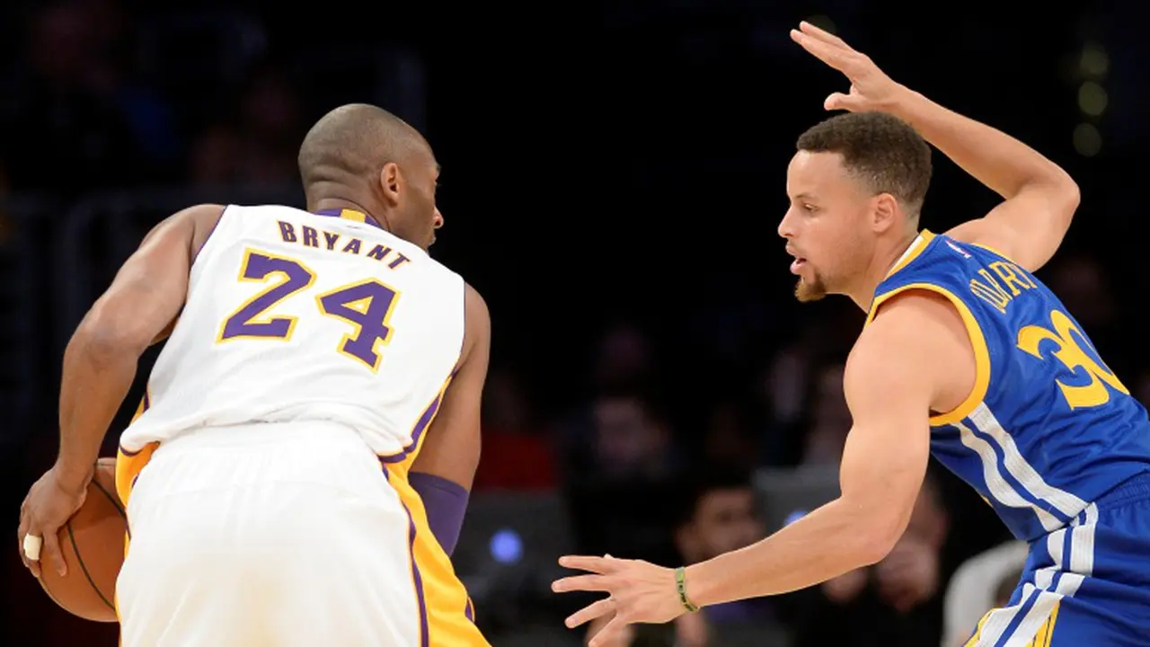Kobe Bryant dan Stephen Curry