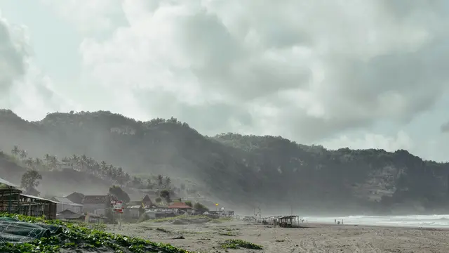 Ilustrasi pantai Parangtritis