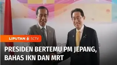 Presiden Jokowi bertemu dengan Perdana Menteri Fumio Kishida saat menghadiri KTT G7 di Hiroshima, Jepang. Dalam pertemuan ini sejumlah hal dibahas di antara soal Ibu Kota Nusantara atau IKN.