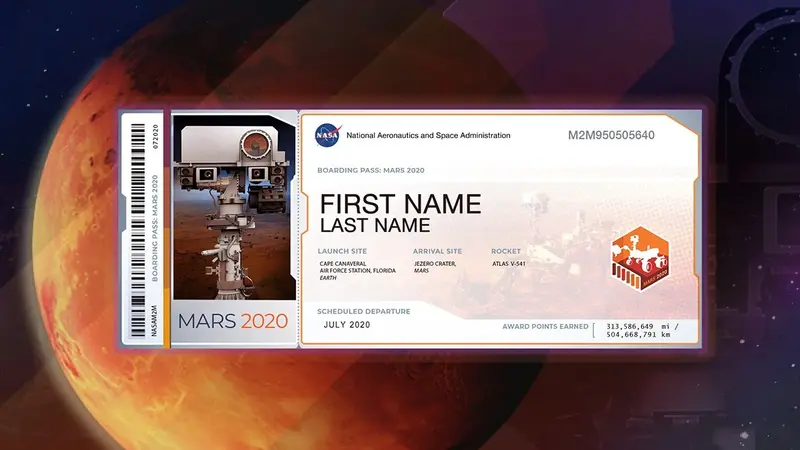 Boarding Pass Mars