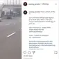 2 Mobil Ini Saling Kejar-Kejaran di Jalan Tol (Instagram @warungjurnalis)