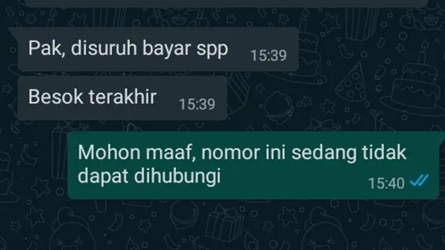 6 Chat Anak ke Ayah Minta Uang untuk Keperluan Sekolah Ini Kocak