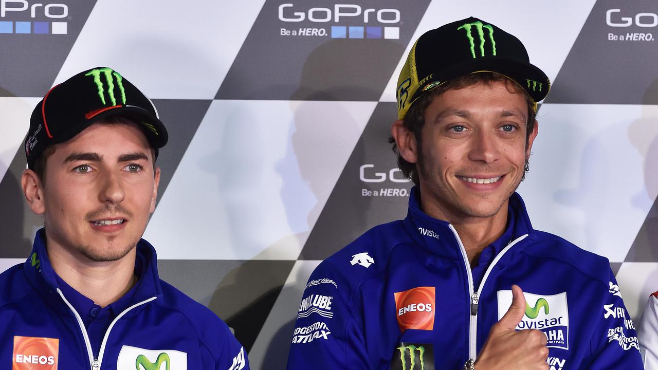 Jorge Lorenzo dan Valentino Rossi