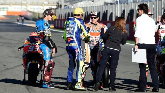 Valentino Rossi dan Marc Marquez.