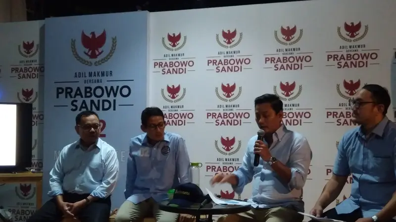 Tim Prabowo Subianto dan Sandiaga Uno kembali melaporkan penerimaan dana kampanye.