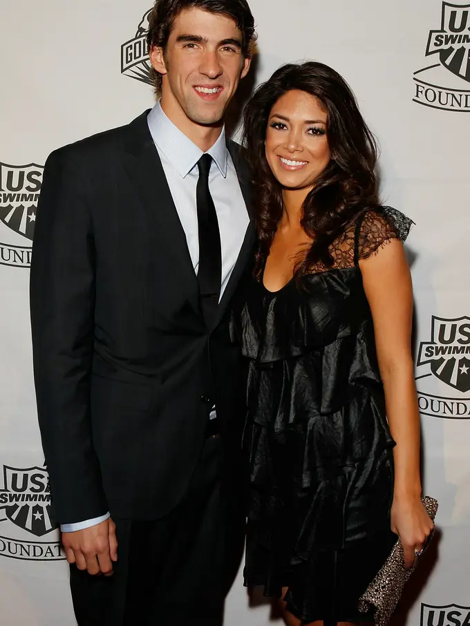 Michael Phelps dan Nicole Johnson