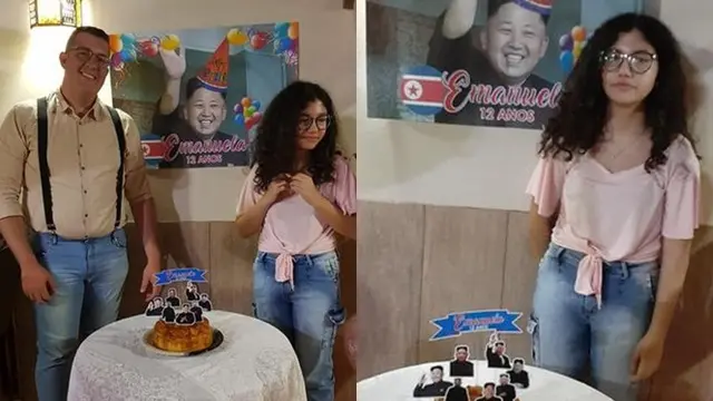 Minta Acara Ulang Tahunnya Bertema Kpop, Fans BTS Ini Malah Dapat Kejutan Serba Kim Jong Un