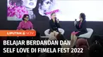 Para pembaca setia Fimela dot com, memeriahkan puncak acara Fimela Fest 2022 dengan belajar seputar kecantikan, hingga berbagi tips mencintai diri sendiri. Tak hanya itu saja, panitia juga memberikan penghargaan bagi sejumlah wanita yang menjadi insp...