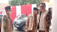 Bupati Bangkalan Abdul Latif Amin Imron menghadiri acara KPK di Surabaya. (Dian Kurniawan/Liputan6.com)