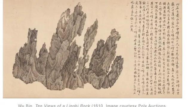 Wu Bin, Ten Views of a Lingbi Rock (1610)
