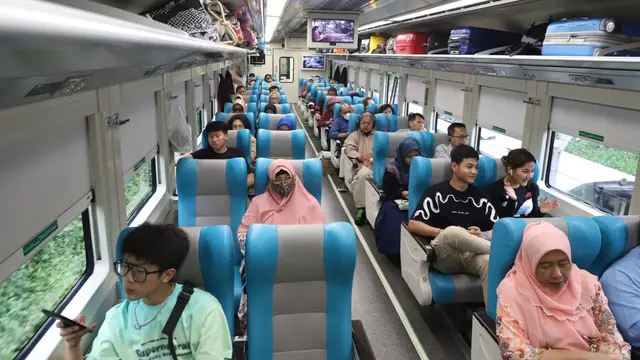 Penumpang kereta api (Foto:Istimewa)