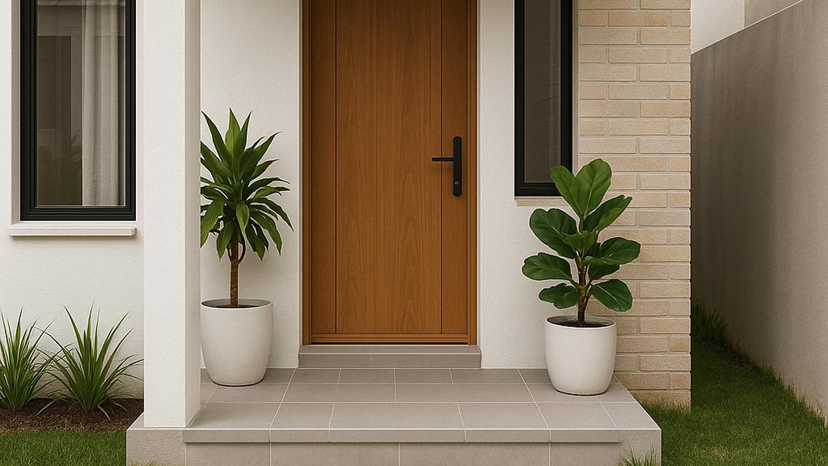 7 Model Teras Minimalis Modern 2025 untuk Rumah Subsidi, Tampil Elegan dan Fungsional