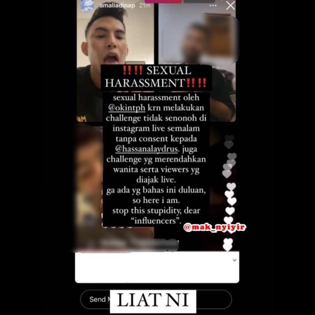Niko Al Hakim Dituding Lakukan Pelecehan Seksual Saat Saat Live di Instagram