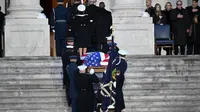 Jenazah Mantan Presiden AS Jimmy Carter Disemayamkan di Gedung Capitol hingga Pemakaman