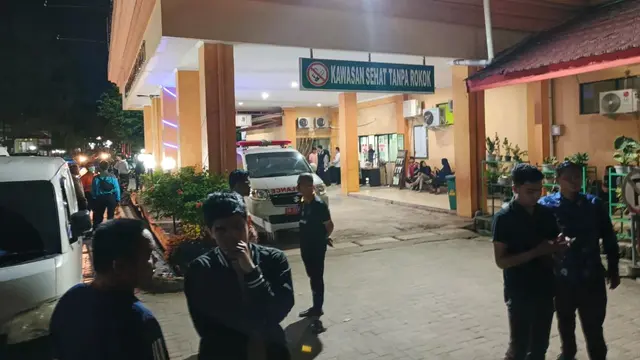 Suasana di RSUD Ratu Zalecha Martapura, Kabupaten Banjar, Provinsi Kalimantan Selatan.