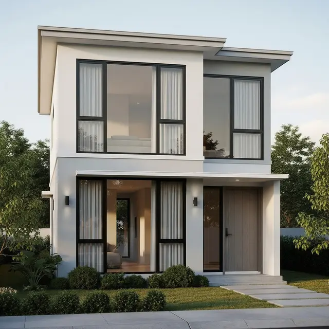 Inspirasi Rumah Kecil Dua Lantai