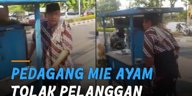 VIDEO: Kocak, Parodi Pedagang Mie Ayam Tolak Pelanggan yang Belum Vaksin