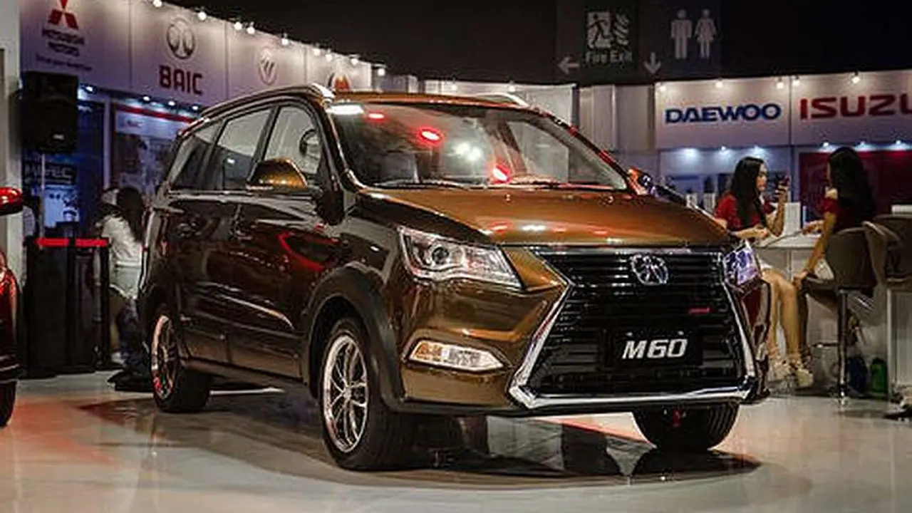 Grille BAIC M60 mirip dengan Lexus