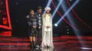 Maria, nama yang disebutkan Daniel berada di posisi aman dan pastinya maju ke babak Top 3 Indonesian Idol. Tersisa Joan, Abdul dan Ayu yang berada di posisi tidak aman.  (Adrian Putra/Bintang.com)