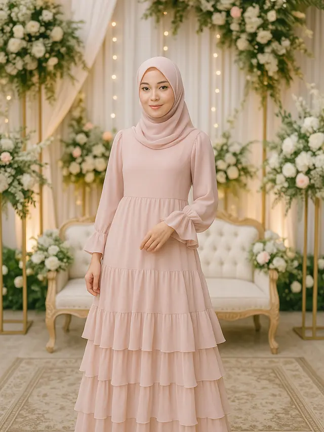 Rekomendasi Gamis Kondangan Outdoor