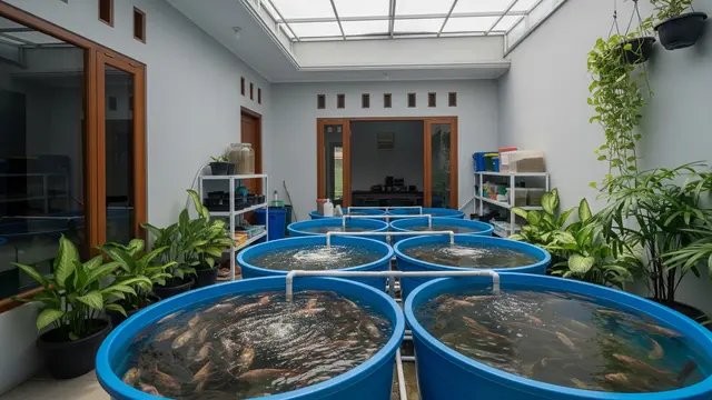 Usaha Ternak Ikan Air Tawar Panen 2 Bulan