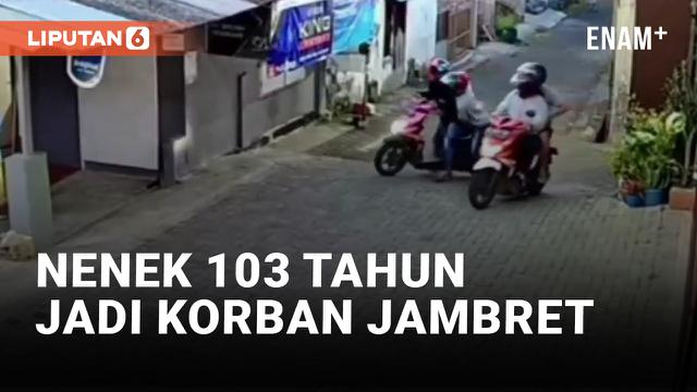 Nenek 103 Tahun Jadi Korban Jambret di Malang