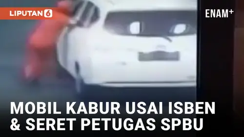 VIDEO: Kacau! Pengemudi Mobil di Bekasi Kabur dan Seret Petugas SPBU Usai Isi Bensin
