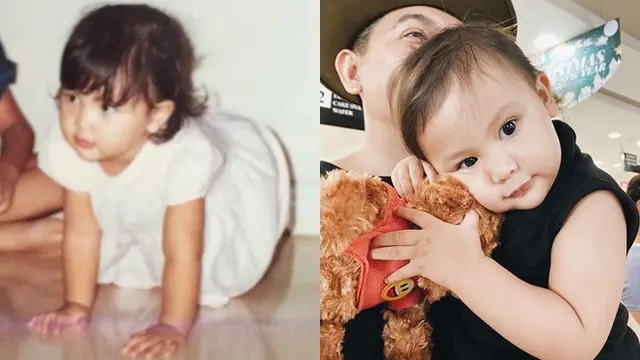 6 Potret Beda Gaya Sea Dedari dan Foto Masa Kecil Sharena, Mirip Banget