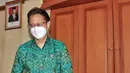 Menteri Kesehatan Budi Gunadi Sadikin bersiap menggelar konferensi pers “Perkembangan Gangguan Ginjal Akut di Indonesia”, di kantor Kemenkes, Jakarta, Jumat (21/10/2022). Pada bulan Agustus 2022, kasus gangguan ginjal akut pada anak menunjukkan tren kenaikan. Di bulan tersebut ada 36 anak yang dilaporkan mengalami gangguan ginjal akut. (Liputan6.com/Angga Yuniar)