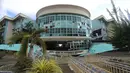 Sebuah bangunan rusak akibat gempa bumi di General Santos, Filipina, Senin 8 Juni 2026. (AP Photo)