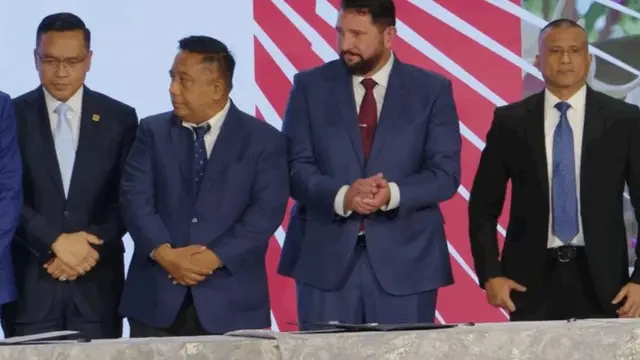 Penandatanganan Joint Development Agreement Pengembangan Ekosistem Semikonduktor tahap pertama senilai USD 4,89 miliar. (Foto: laman ekon.go.id)