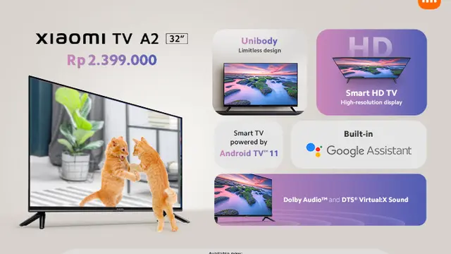 Xiaomi TV A2 32 inci (Foto: Xiaomi Indonesia)