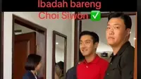 Liburan di Bali, Kemunculan Siwon Super Junior Saat Ibadah di Gereja Jadi Sorotan.&nbsp; foto: TikTok @valeriasusanti95