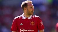 Eriksen menciptakn beberapa peluan setelahnya dan itu sudah cukup untuk menunjukkan kualitasnya bahwa dia akan menjadi pemain andalan MU. (Twitter/@ManUtd)