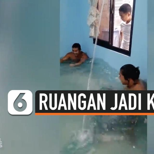 Video Pemuda Sulap Ruang Tamu Rumah Jadi Kolam Renang Citizen6 Liputan6 Com