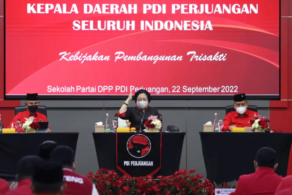 Ketua Umum Partai Demokrasi Indonesia Perjuangan (PDIP) Megawati Soekarno Putri