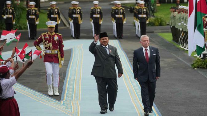 Upacara Kenegaraan Sambut Kedatangan Raja Yordania Abdullah II