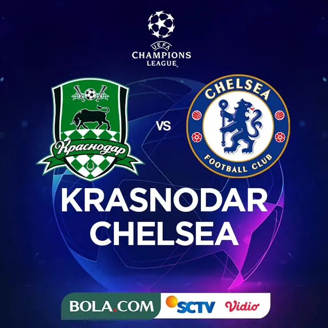 Liga Champions - Krasnodar Vs Chelsea