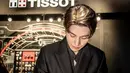 Lee Dong-wook memancarkan pesona yang elegan  di acara Tissot, mengenakan pakaian serba hitam dan memadukannya dengan arloji dari merek jam tangan Swiss tersebut. [Dok/Tissot]