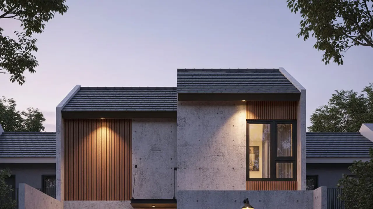 Gambar Rumah Minimalis Modern Kekinian dengan Garasi Mobil