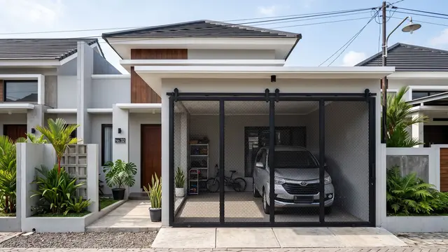 Pintu Garasi Minimalis untuk Rumah Kecil