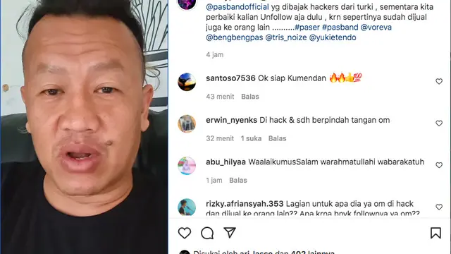 Instagram PAS Band Diretas Hacker Asal Turki. (instagram.com/sandypasband_)