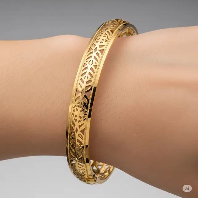 Model Gelang Emas 22 Karat 5 Gram Unik.