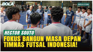 Pelatih Timnas Futsal Indonesia, Hector Souto, menyiapkan tim dengan lima sesi latihan jelang turnamen di Thailand. Fokus pada taktik, mental, dan rotasi 19 pemain, sekaligus mempersiapkan program jangka panjang ke Spanyol dan Brasil.
