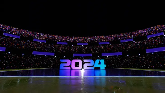 Ilustrasi Tahun Baru 2024