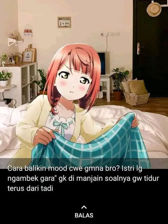 6 Status WhatsApp Pencinta Anime Ini Halu Banget, Bikin Geleng Kepala