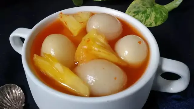 Resep asinan rambutan nanas. (dok. Cookpad @yoeni_pawonbyFAA )